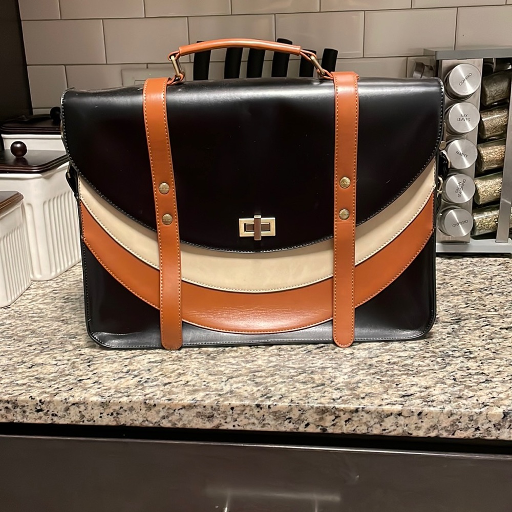 ECOSUS vegan leather brief case
